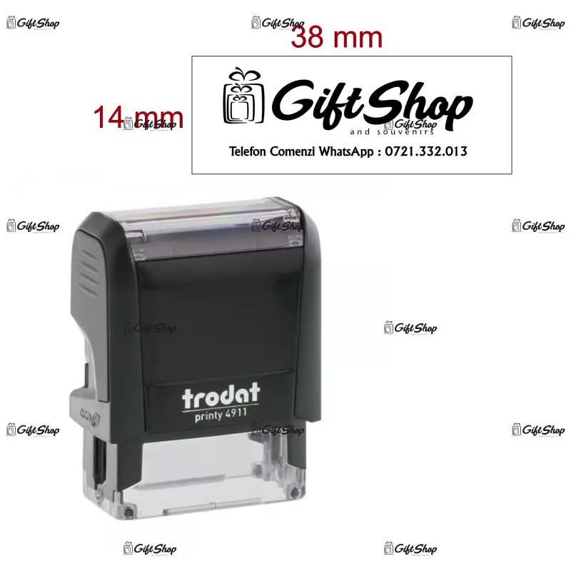 Stampila trodat 4911 38x14 mm